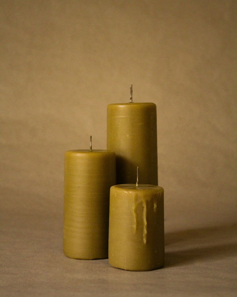 Organic Mānuka Beeswax Candles