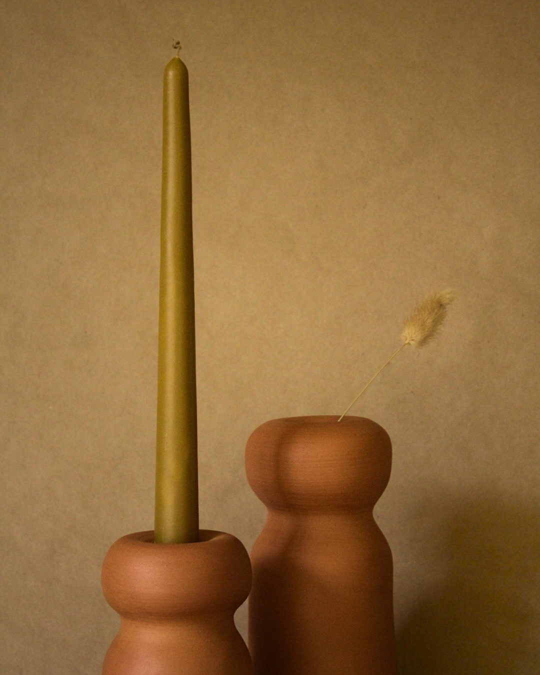 Tall Tapered Beeswax Candle (Set of 4)