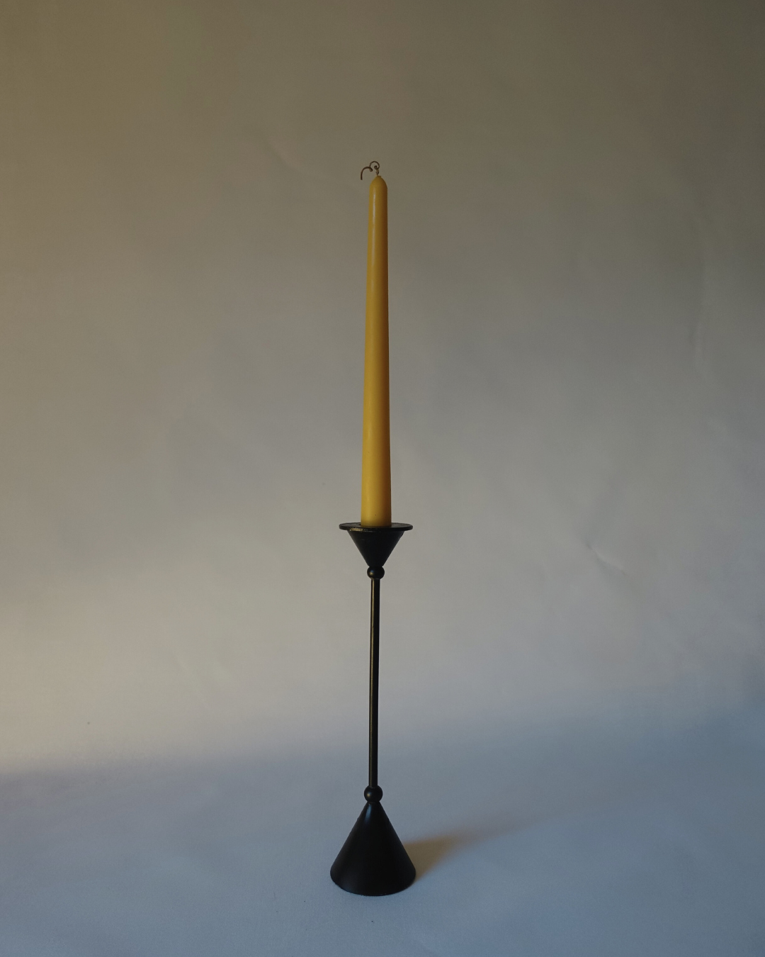 Hand poured Beeswax Tall Tapered Candle Waiheke Island New Zealand