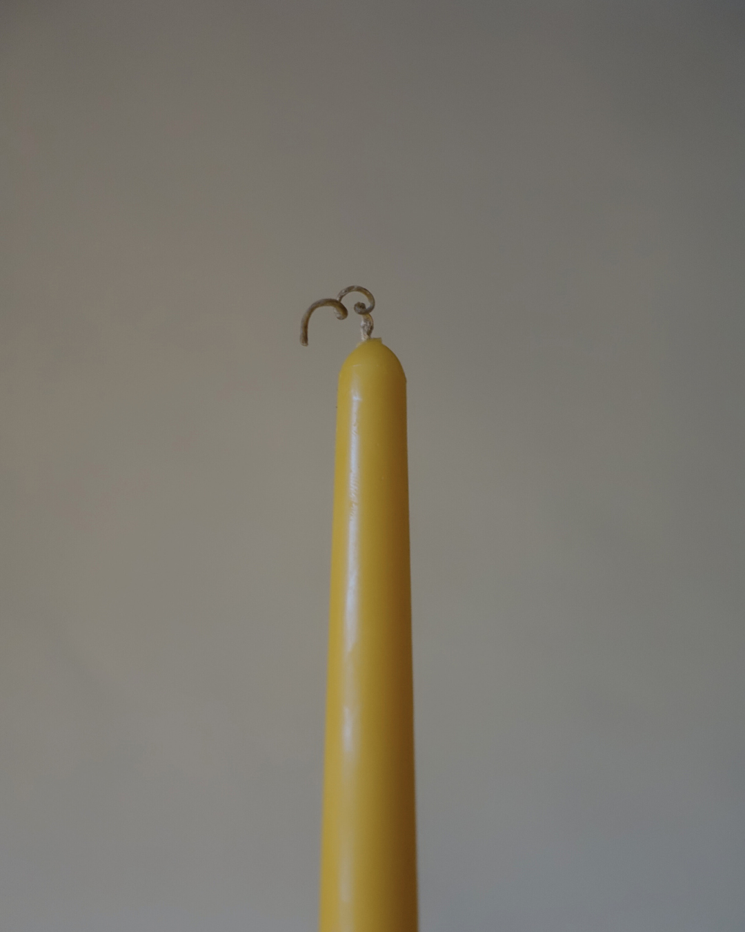 Hand poured Beeswax Tall Tapered Candle Waiheke Island New Zealand
